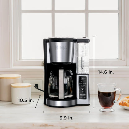 Ninja Fresh Brew Coffee Maker – Auto Drip 12-Cup Coffeemaker with Hotter Brewing Technology for Safe Everyday Use