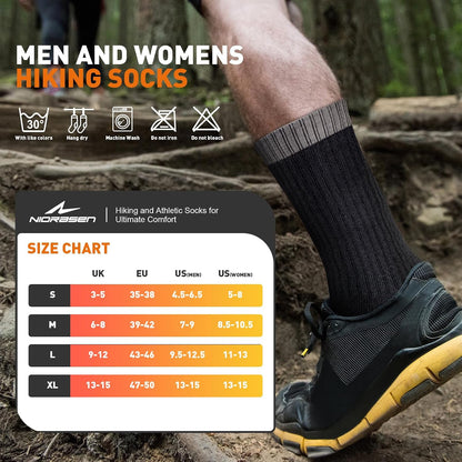 Niorasen Merino Wool Socks – Cozy Bed Socks for Restful Sleep in Cold Bedrooms & Winter Nights