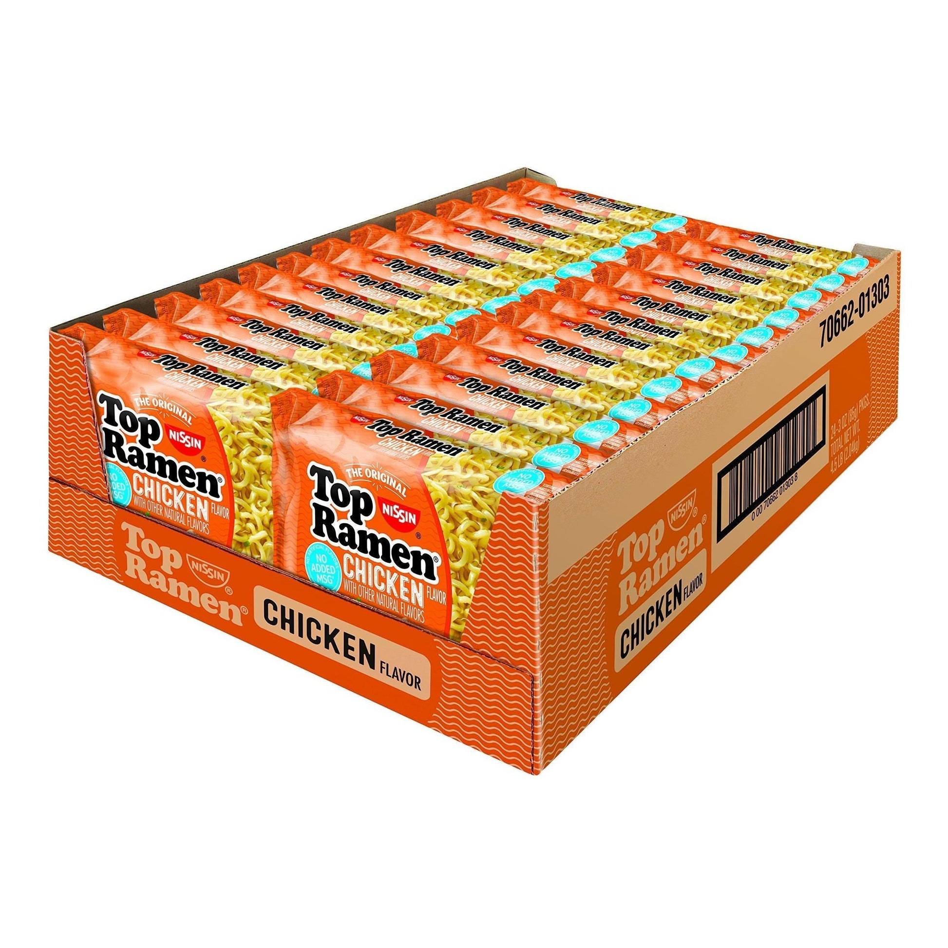 Nissin Top Ramen Bowl – Lightweight Camping Hot Meal with Just Water and a Microwave, Beef 6-Pack