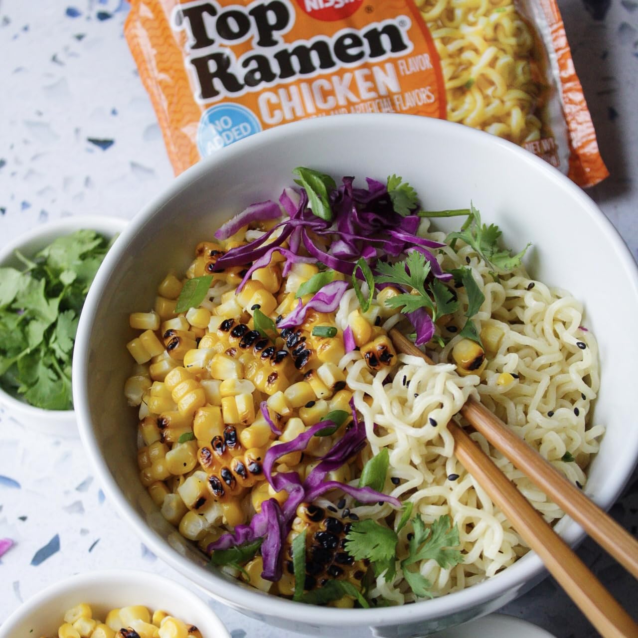 Nissin Top Ramen Bowl – Lightweight Camping Hot Meal with Just Water and a Microwave, Beef 6-Pack