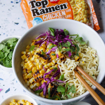 Nissin Top Ramen Bowl – Lightweight Camping Hot Meal with Just Water and a Microwave, Beef 6-Pack