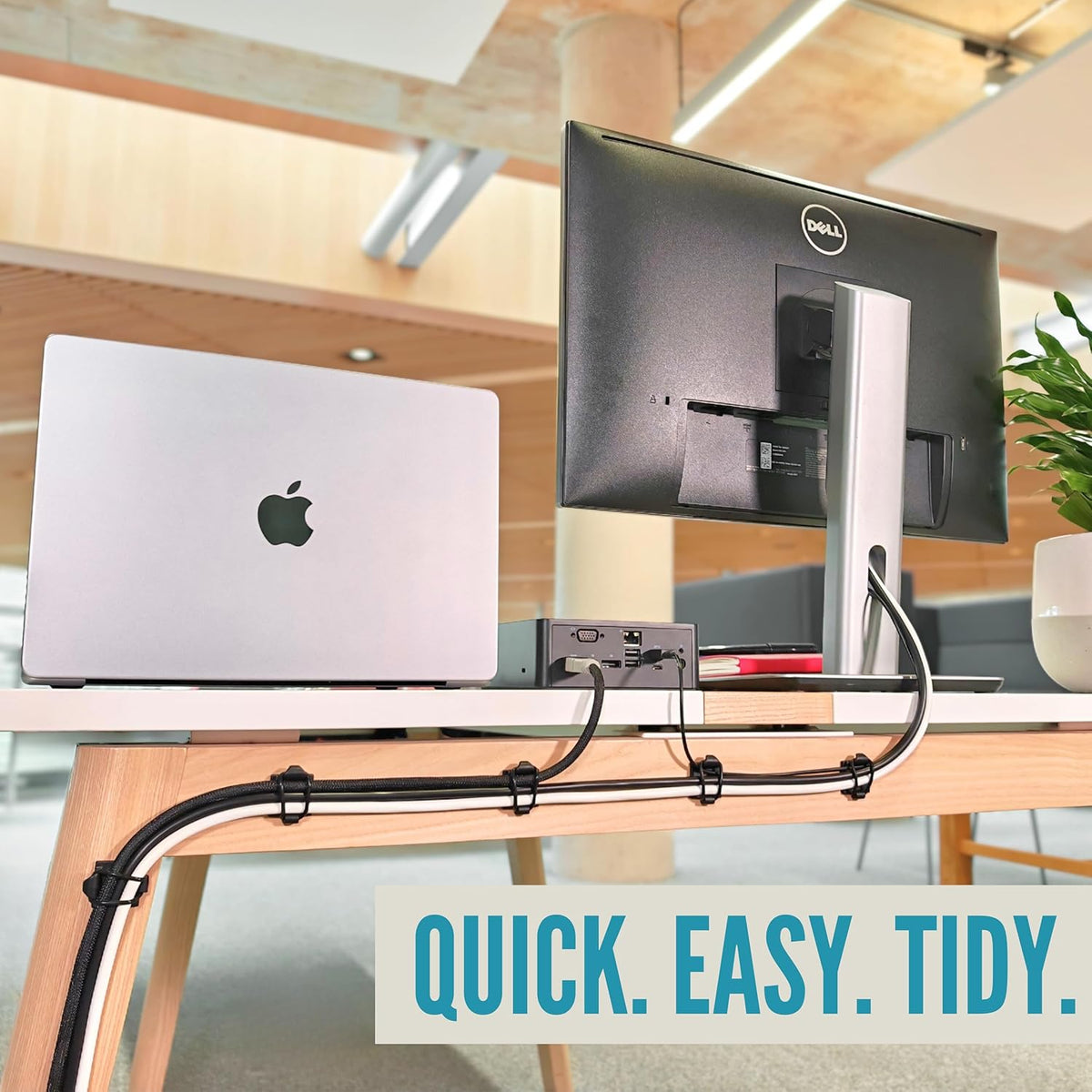 NiteOwl Cable Clips – Low-Profile Wire Management Clips for Less-Is-More Interiors