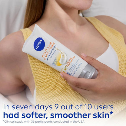 NIVEA Anti-Wrinkle Neck Cream – Minimalist Bathroom Counter Essential, Recycled Packaging Firming Treatment for Women