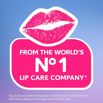 NIVEA Glowy Lips Hyaluronic Acid Lip Balm – Clean Beauty Staple for an Uncluttered Vanity, 0.35 Fl Oz