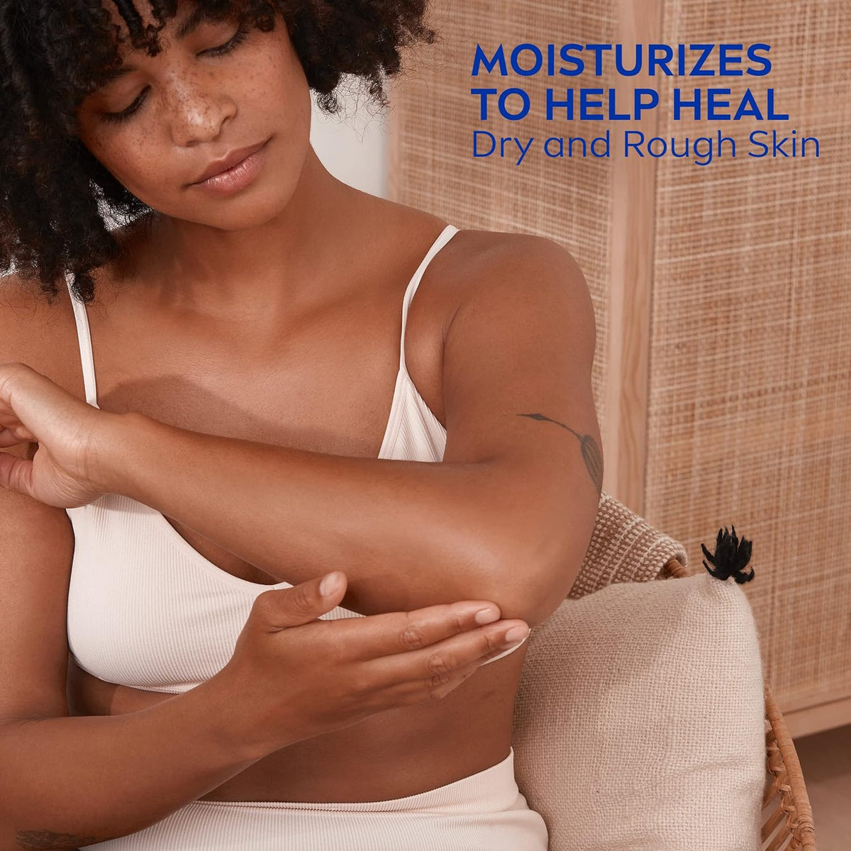 NIVEA Intense Healing Body Lotion Simple Pump-Top Body Lotion for Uncluttered Bathroom Counters, 72H Hydration in One Step