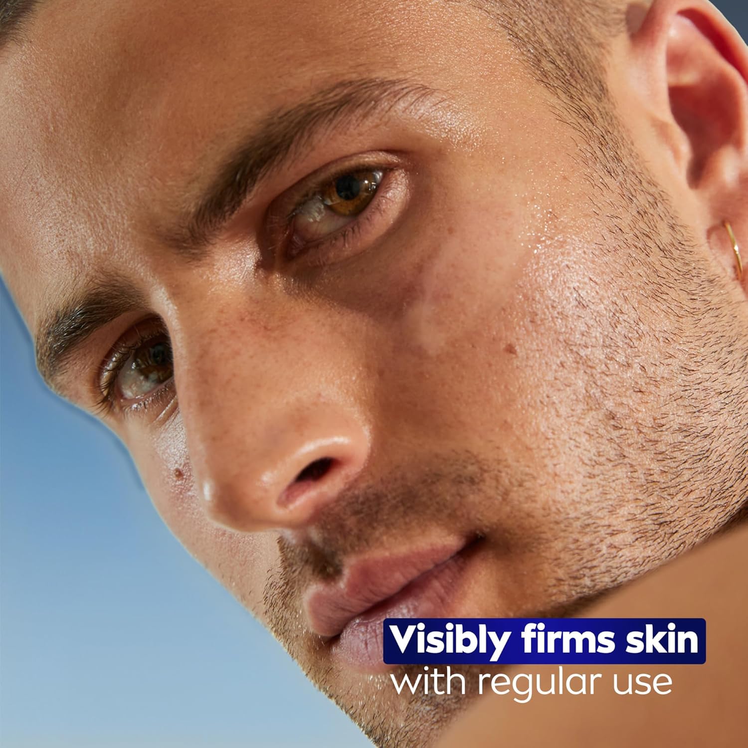 NIVEA MEN Age Defense Face Serum for Dry Skin – Mindful Evening Skincare Step With Pro-Retinol, 1.7 Fl Oz Pump Bottle