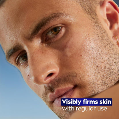 NIVEA MEN Age Defense Face Serum for Dry Skin – Mindful Evening Skincare Step With Pro-Retinol, 1.7 Fl Oz Pump Bottle