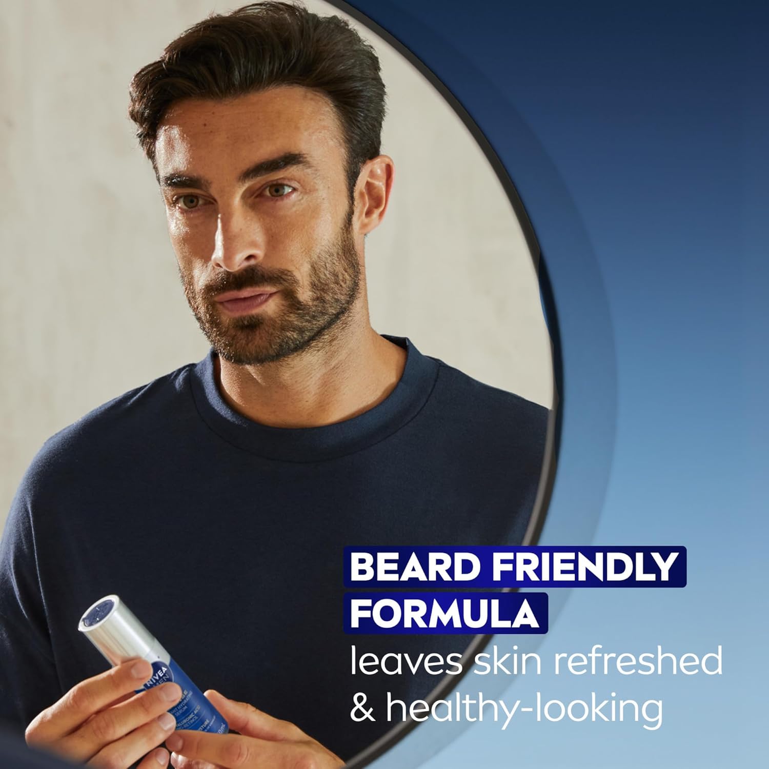 NIVEA MEN Age Defense Face Serum for Dry Skin – Mindful Evening Skincare Step With Pro-Retinol, 1.7 Fl Oz Pump Bottle