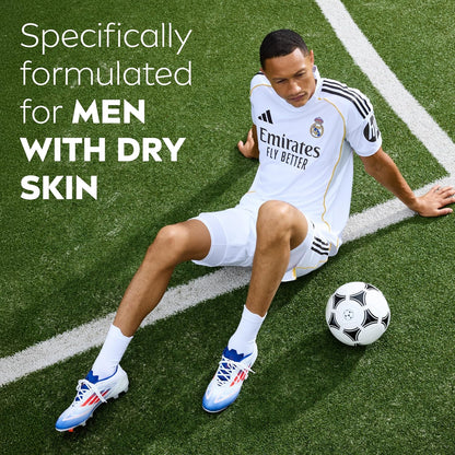 NIVEA MEN Real Madrid Moisturizer – Clutter-Free Vanity Lotion for Men, Clean Pump Bottle with 48-Hour Aloe Vera Hydration