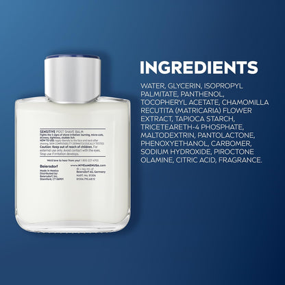 NIVEA MEN Real Madrid Post Shave Balm – Calming After Shave Care for a Daily Grooming Self Care Moment, 3.3 Fl Oz