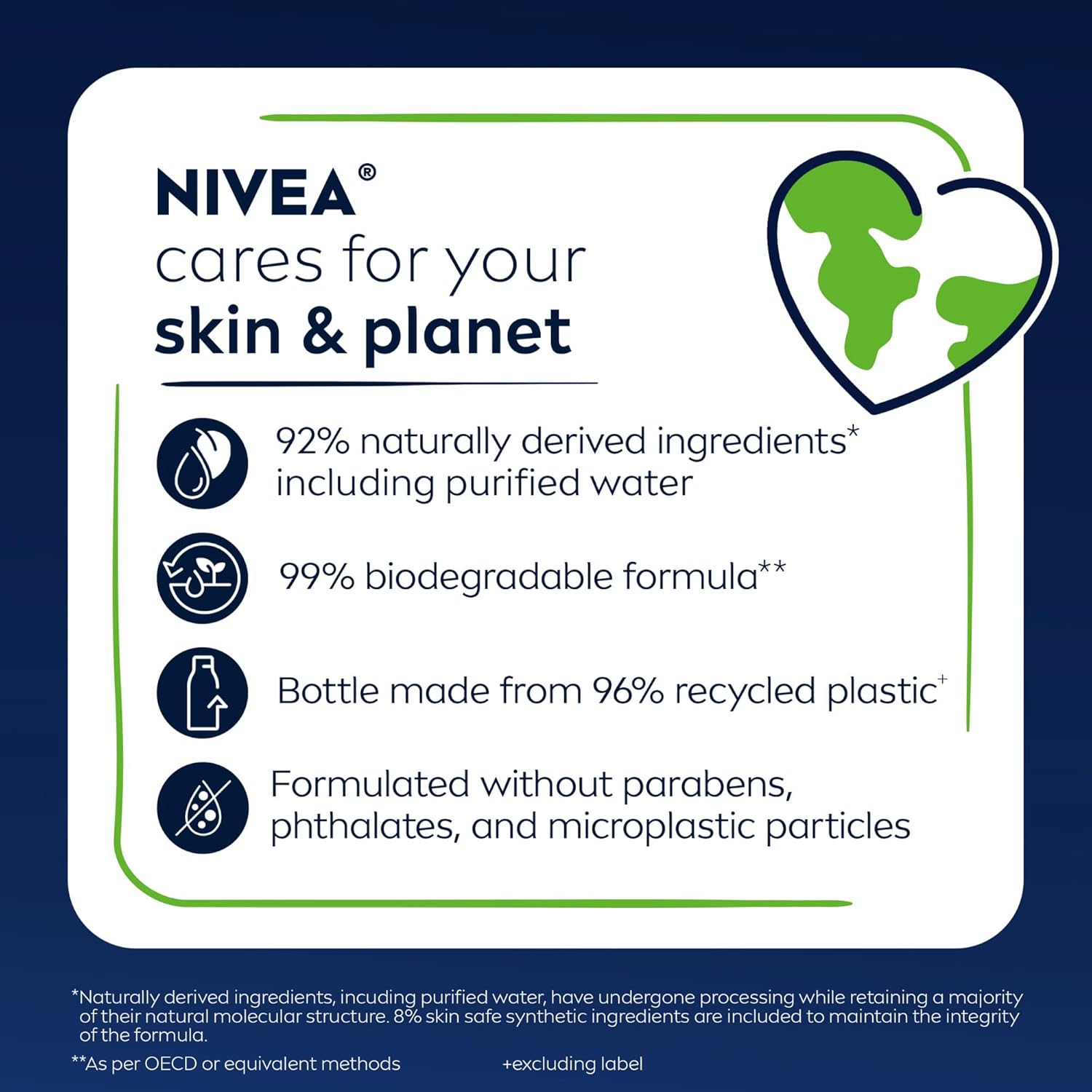 NIVEA MEN Sensitive Bamboo Body Wash – Mindful Self-Care Shower Gel for Men with Sensitive Skin