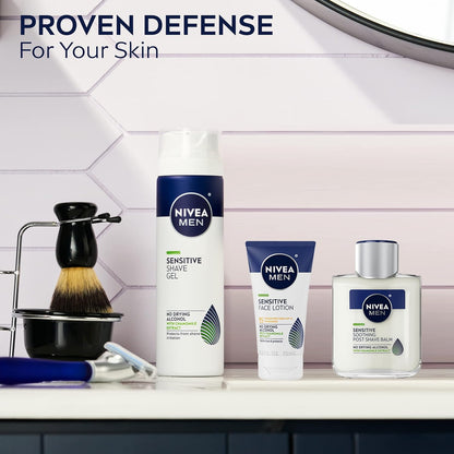 NIVEA MEN Sensitive Lotion SPF 15 – Travel Size Sunscreen Moisturizer for the Running Trail and Gym Bag