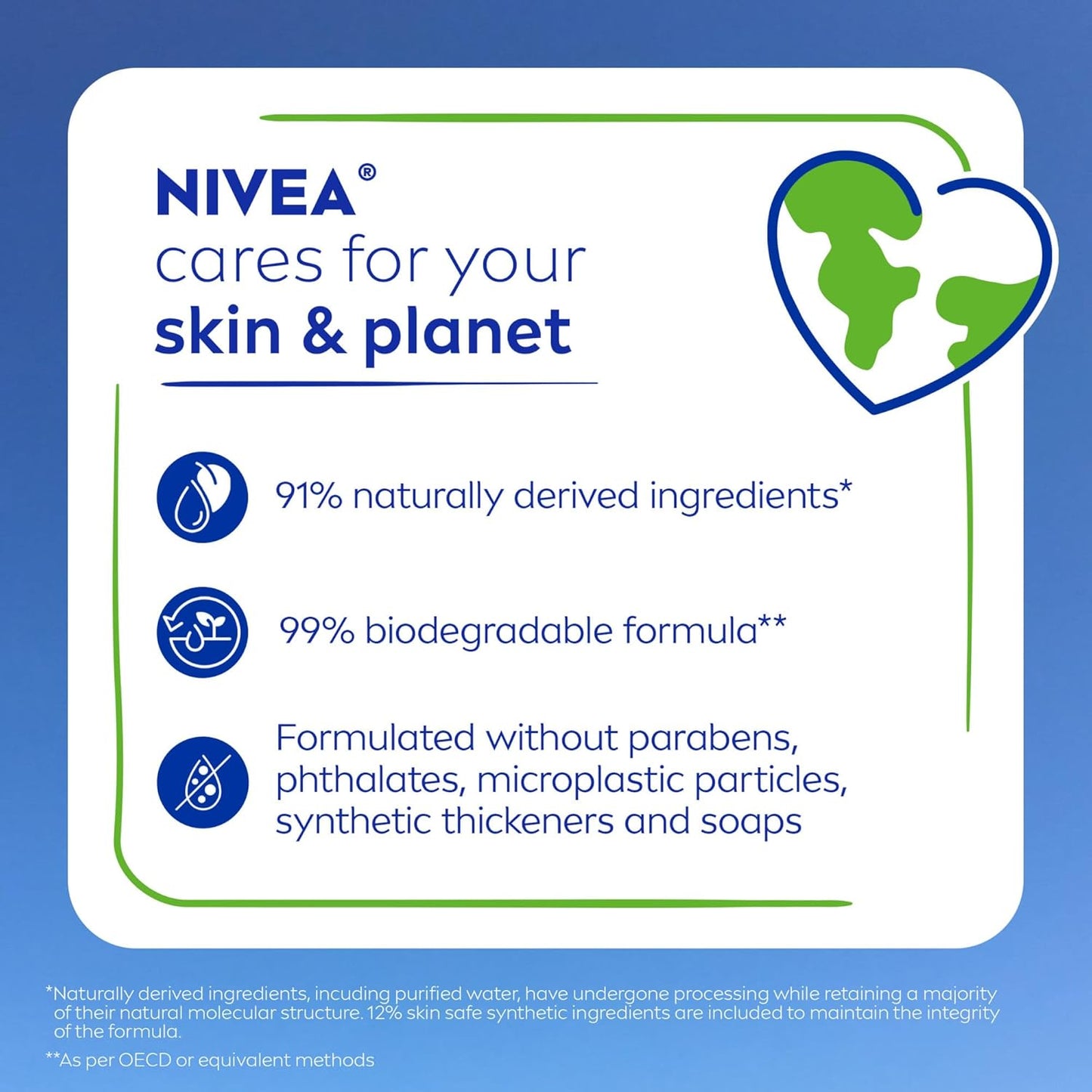 NIVEA Refreshing Body Wash Bundle – Housewarming Gift for Her with Peach Jasmine Scent, 20 Fl Oz