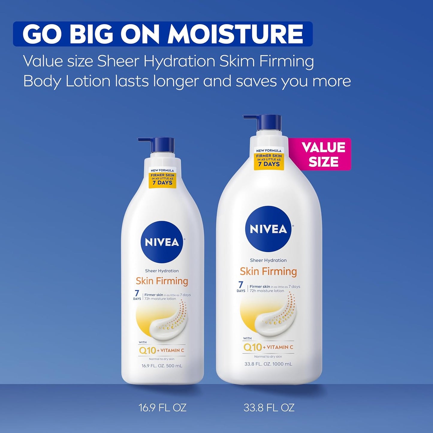 NIVEA Skin Firming Lotion with Vitamin C – Modern Vanity Decor Piece for Cozy Bedroom Aesthetic