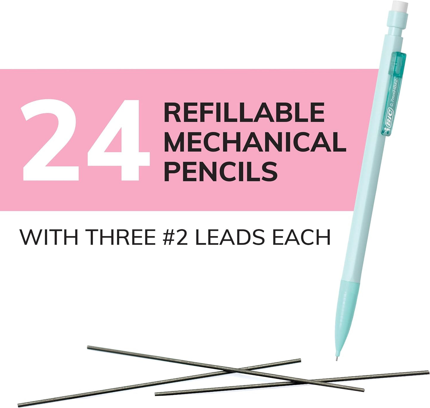 no. 2 / hb hardness lead compatible with standardized tests and scanners