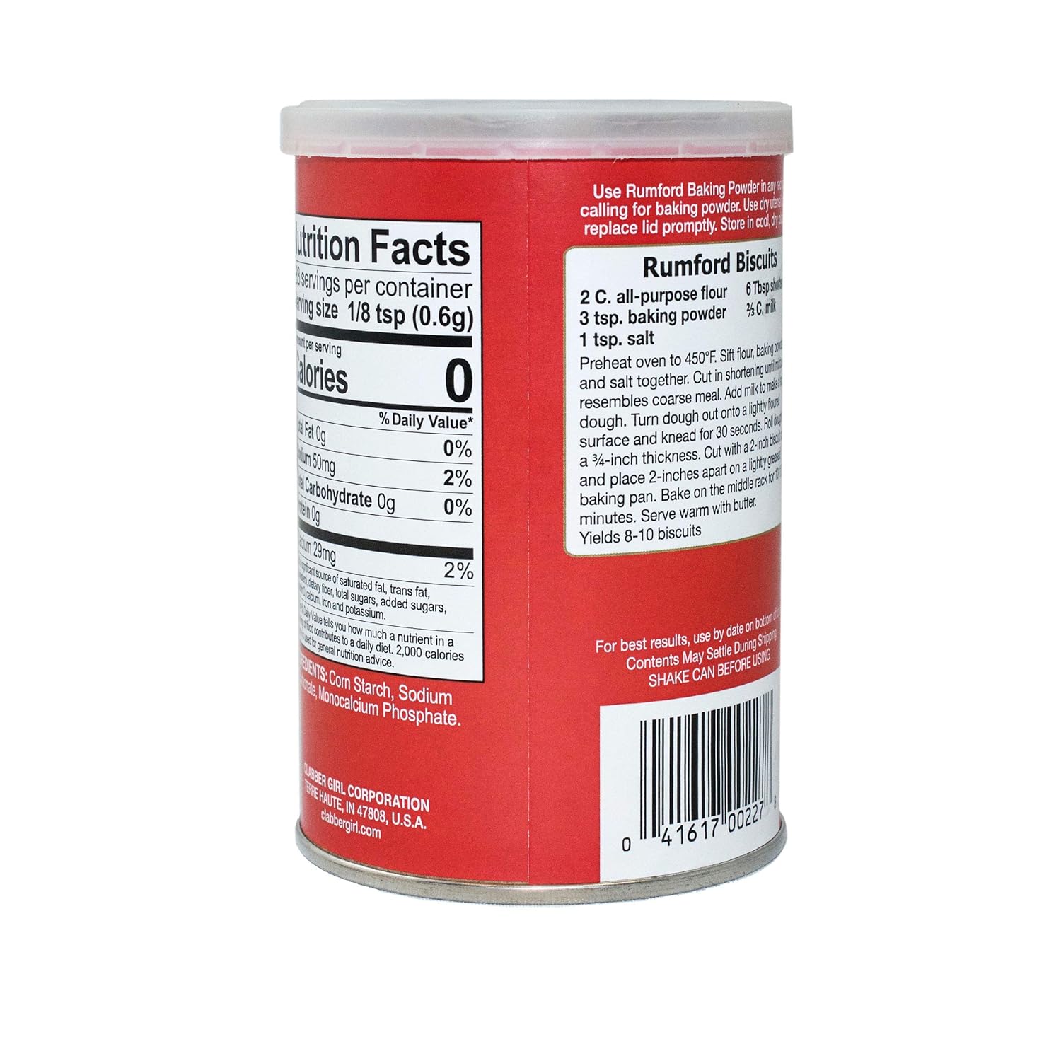 no added aluminum formulation