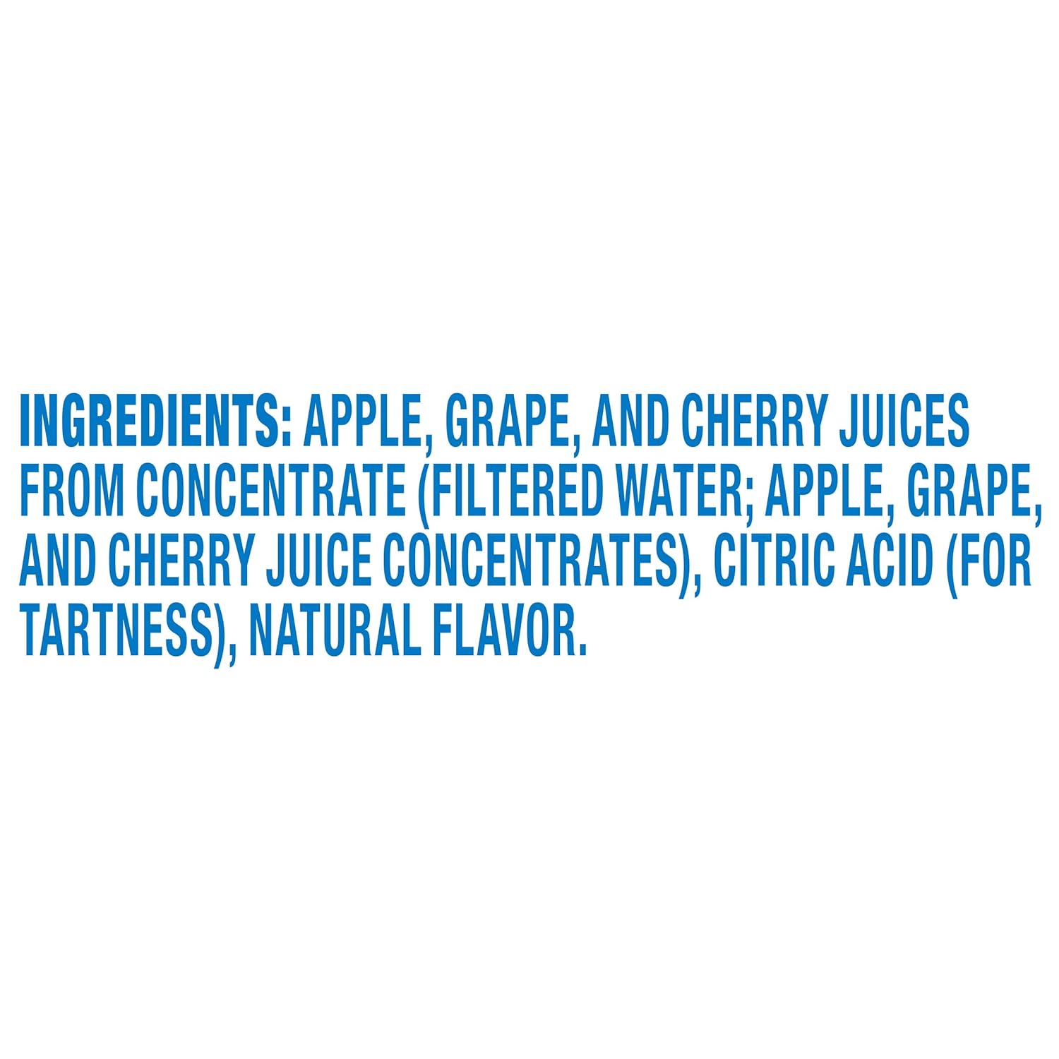 no added sugar formulation