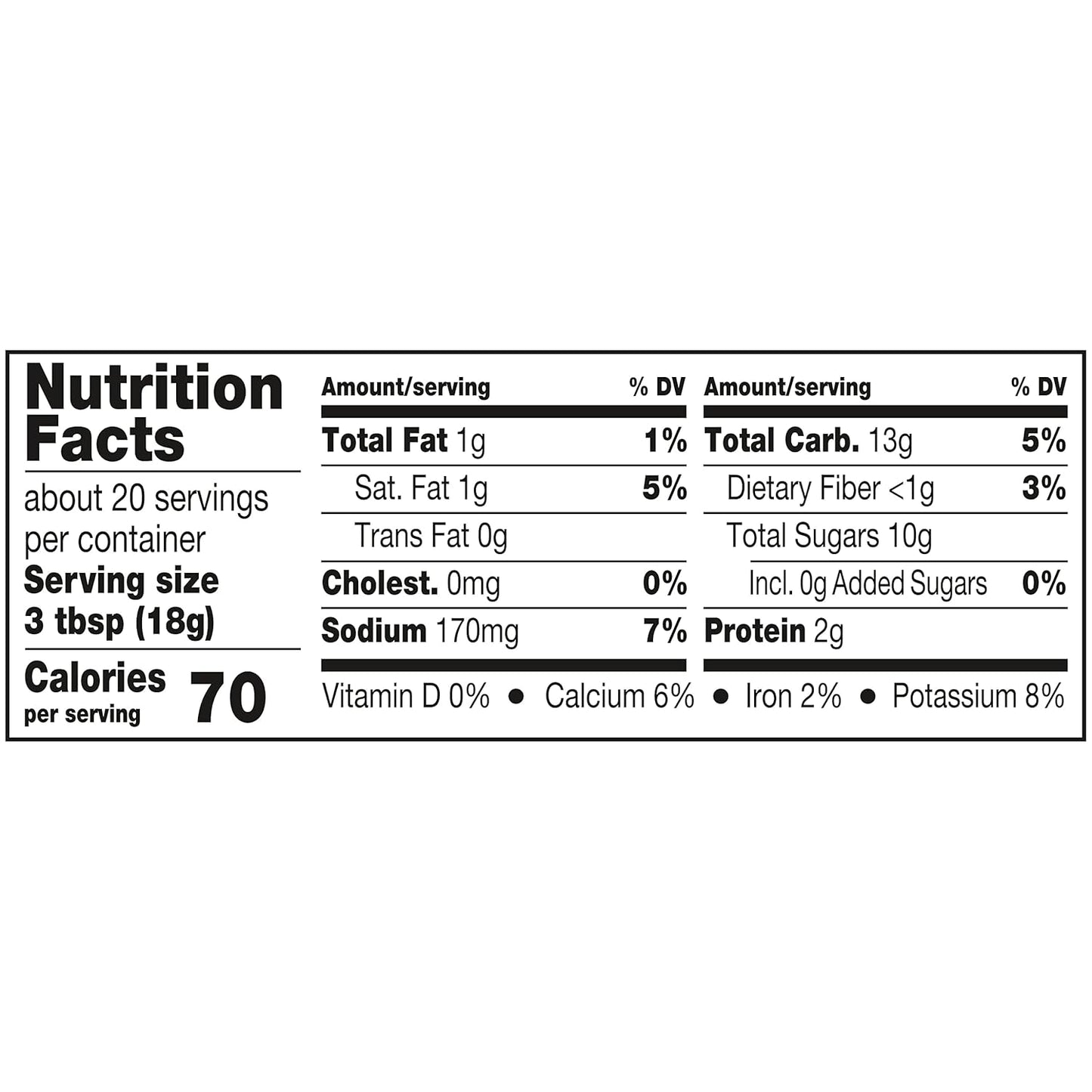 no added sugar formulation (uses acesulfame potassium and sucralose for sweetness)