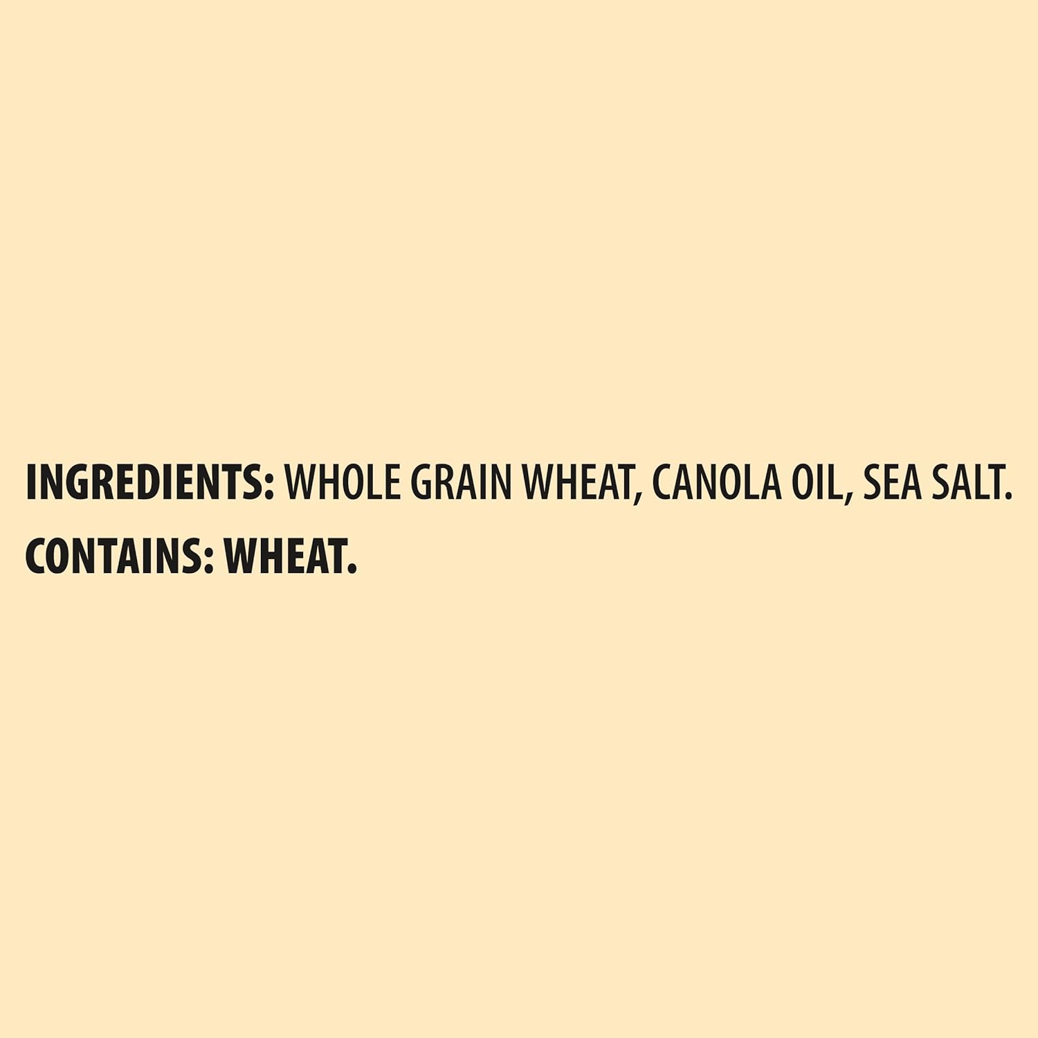 no artificial colors or flavors