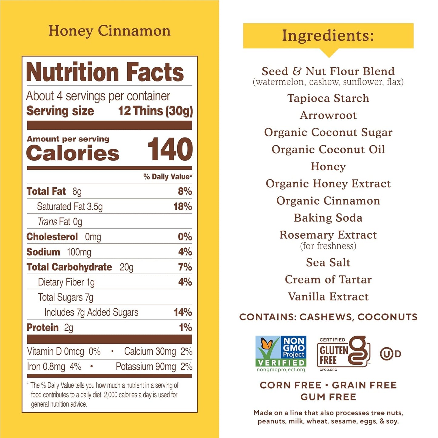 no artificial flavors, colors, or preservatives
