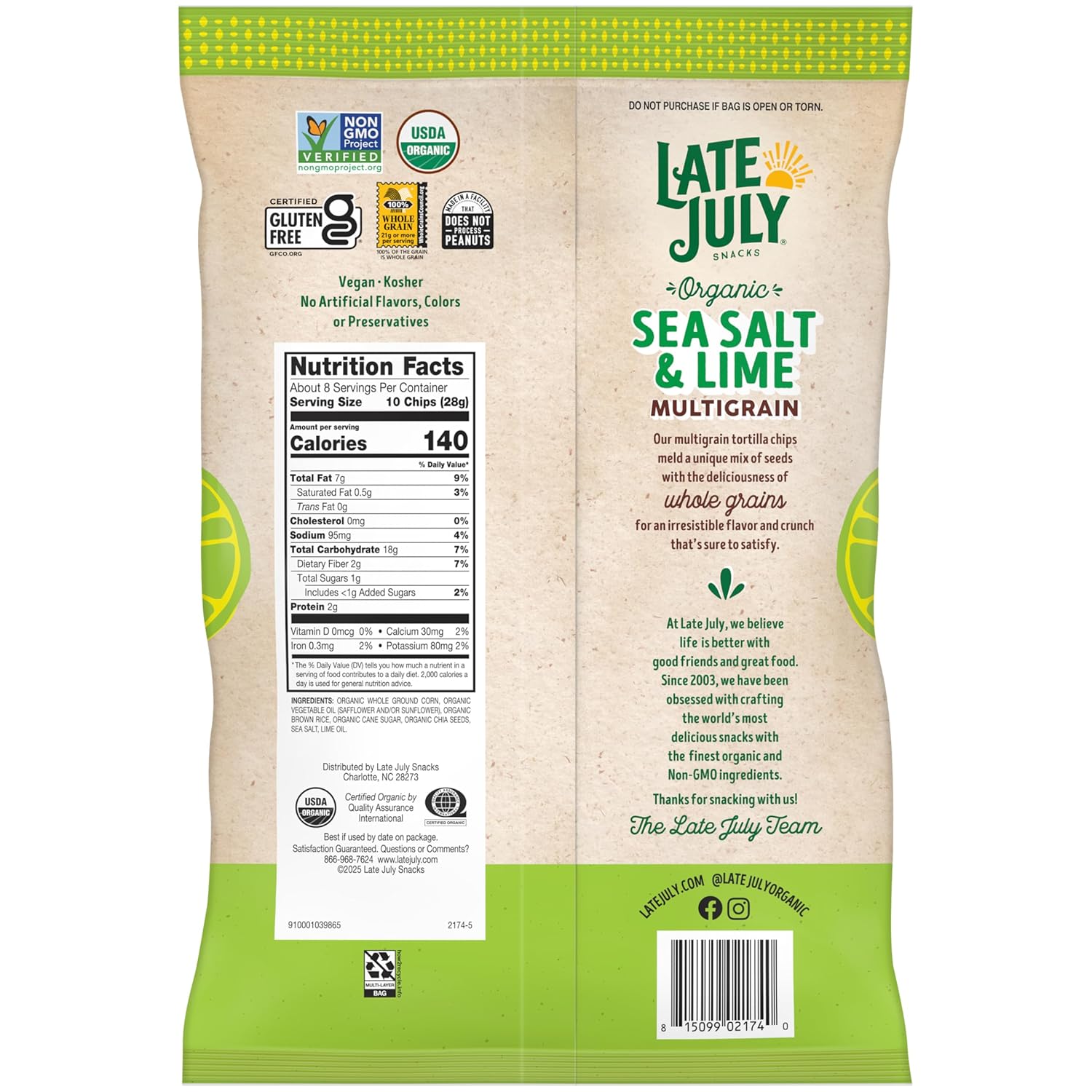 no artificial flavors, colors, or preservatives