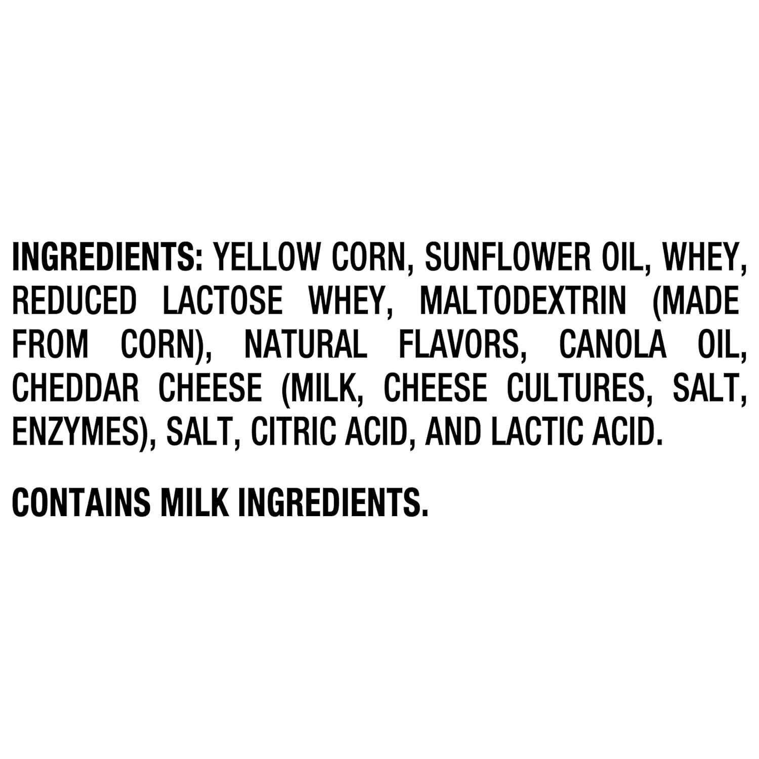 no artificial flavors, colors, or preservatives
