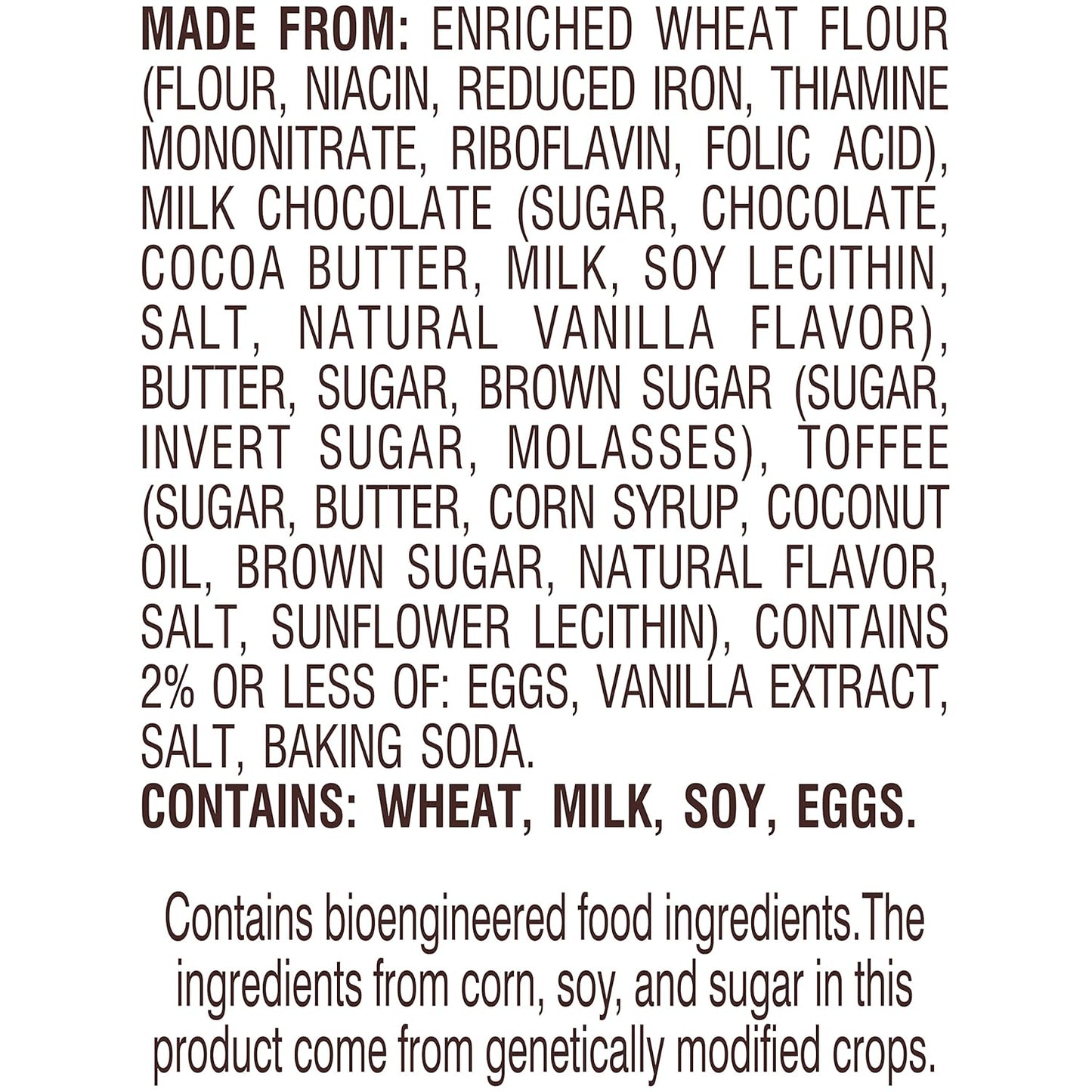no artificial flavors or preservatives