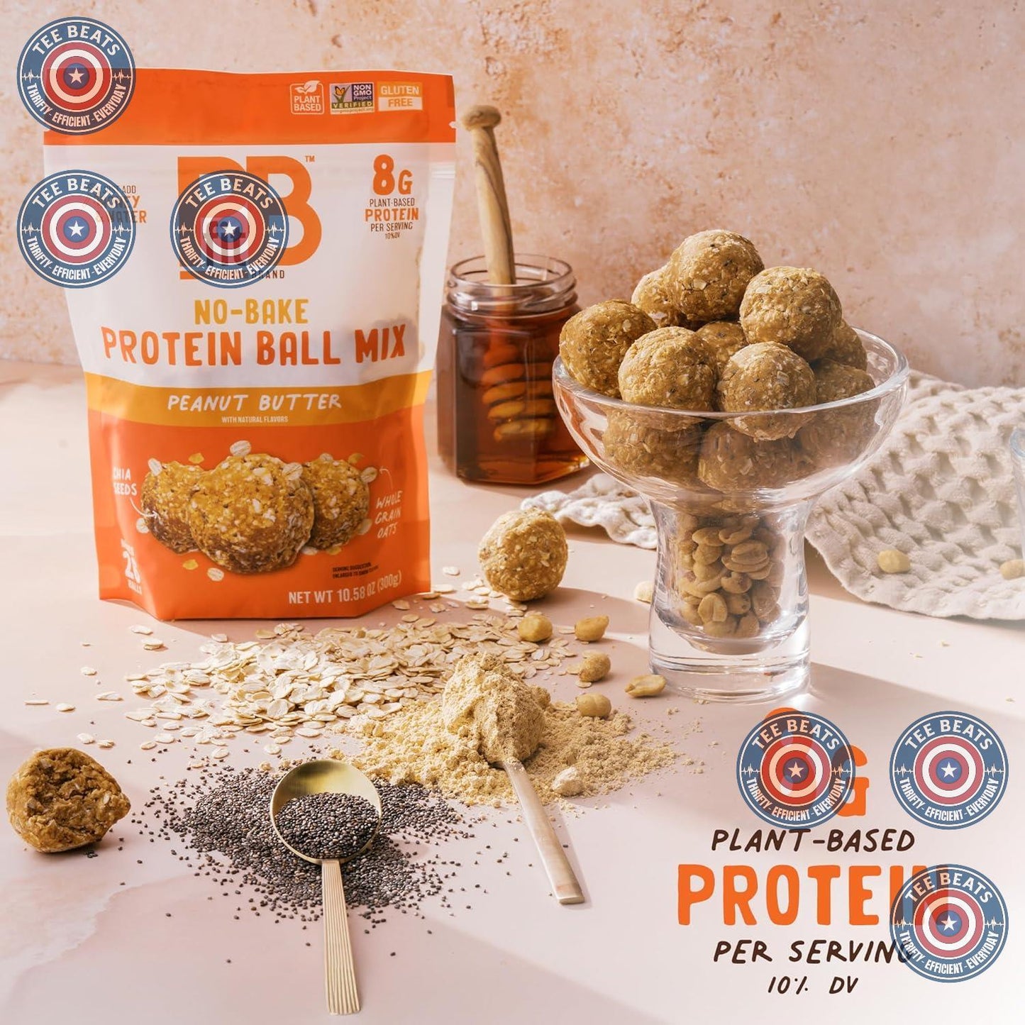 no-bake preparation requiring only mixing, rolling, and chilling