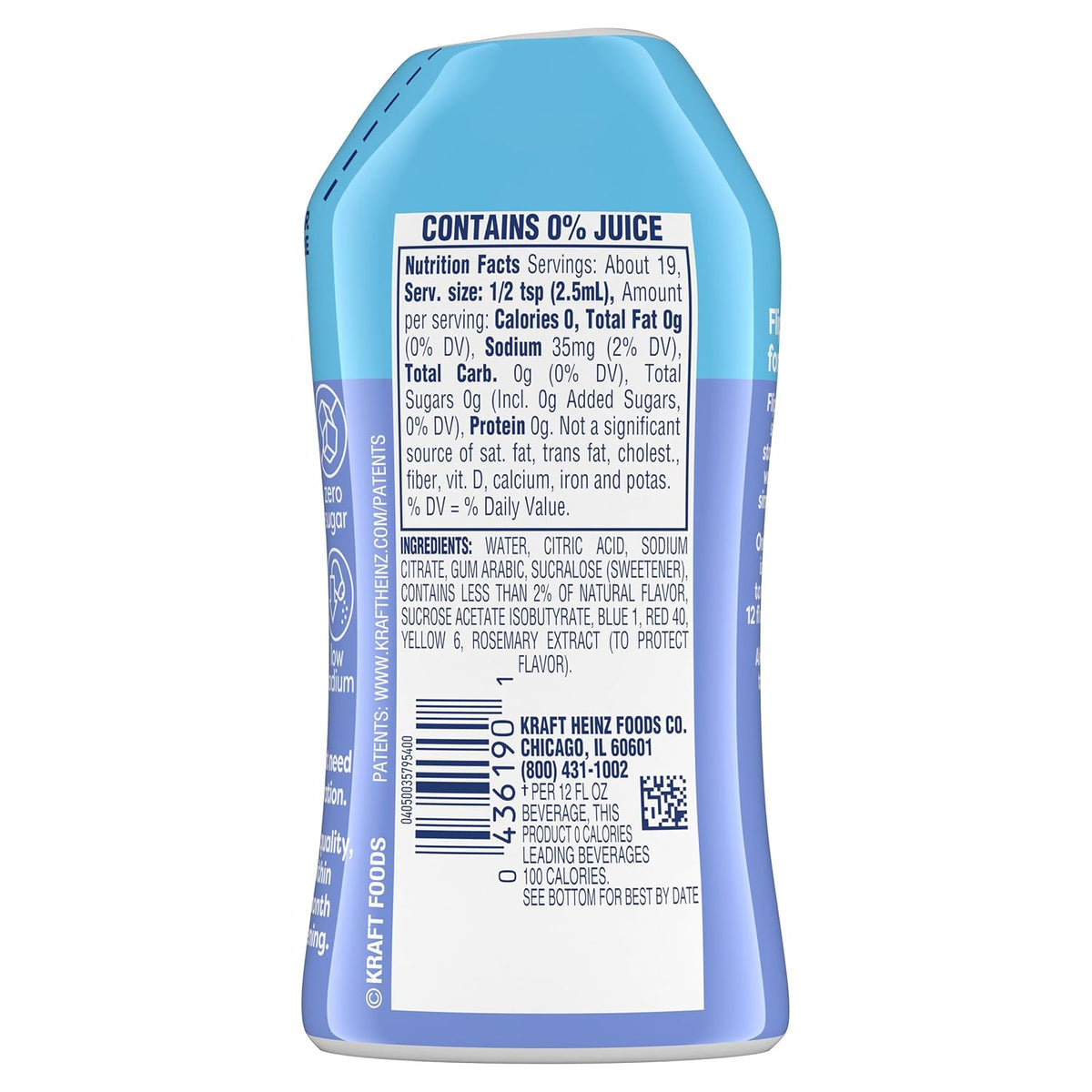 No Caffeine Flavored Squeeze Bottle – Blackberry Lemonade for Kids Sports Practice