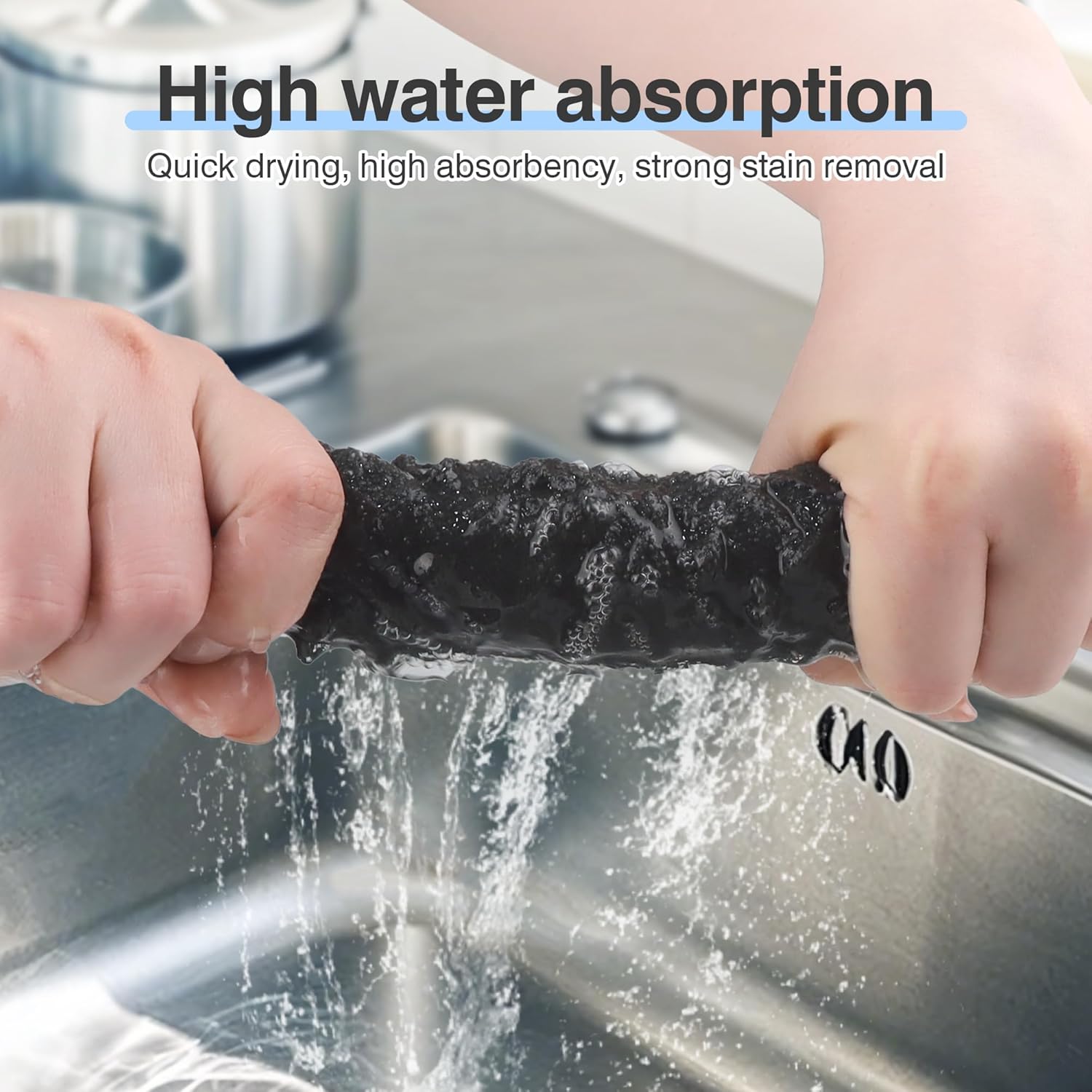 no-detergent cleaning process — works with water alone