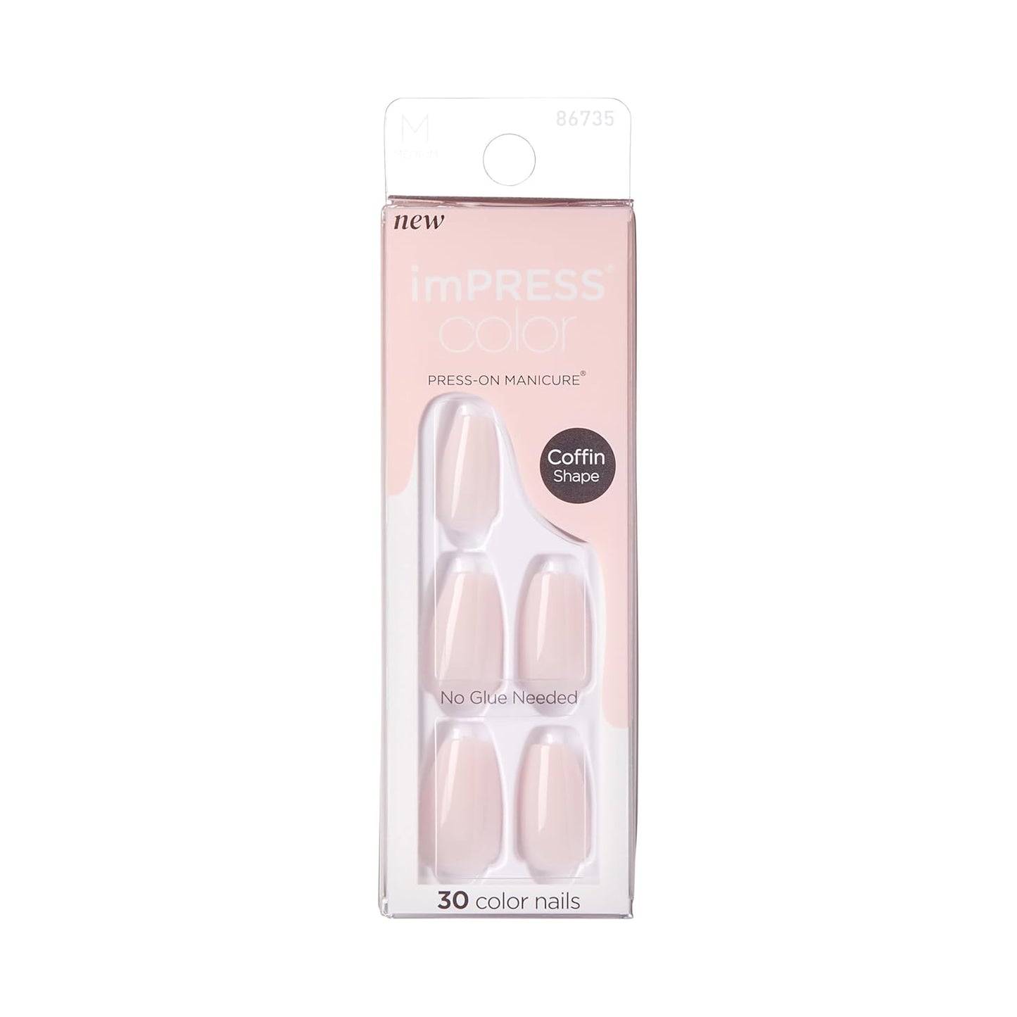 no-glue press-on application with super hold adhesive for instant wear