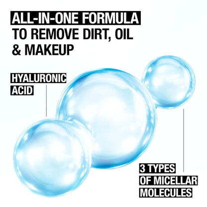 no-rinse formula that cleanses and hydrates in one step
