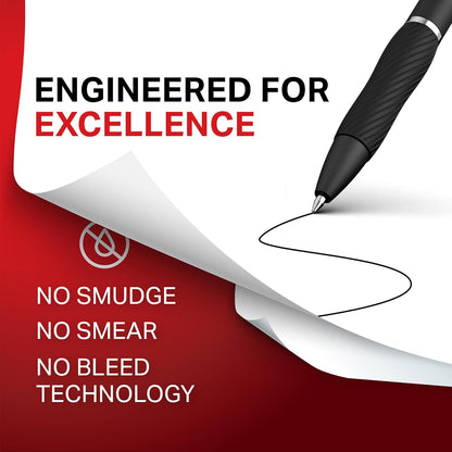 no-smear, no-bleed gel ink formula that dries faster than the leading competitor