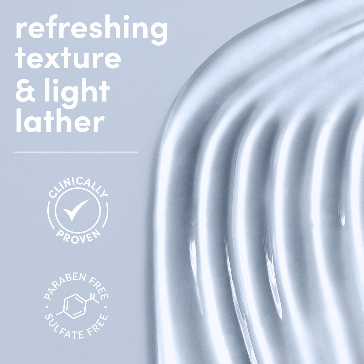 no sulfates and no parabens in the formulation