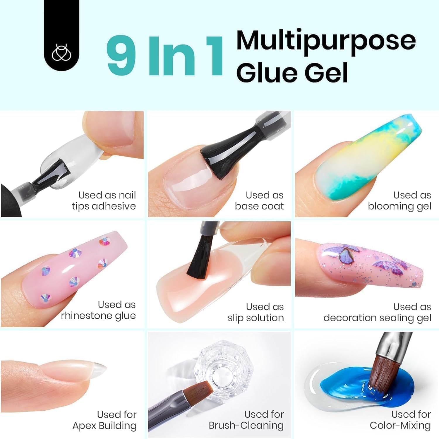 no-wipe glossy top coat that cures to a flexible, chip-resistant finish under uv/led lamp