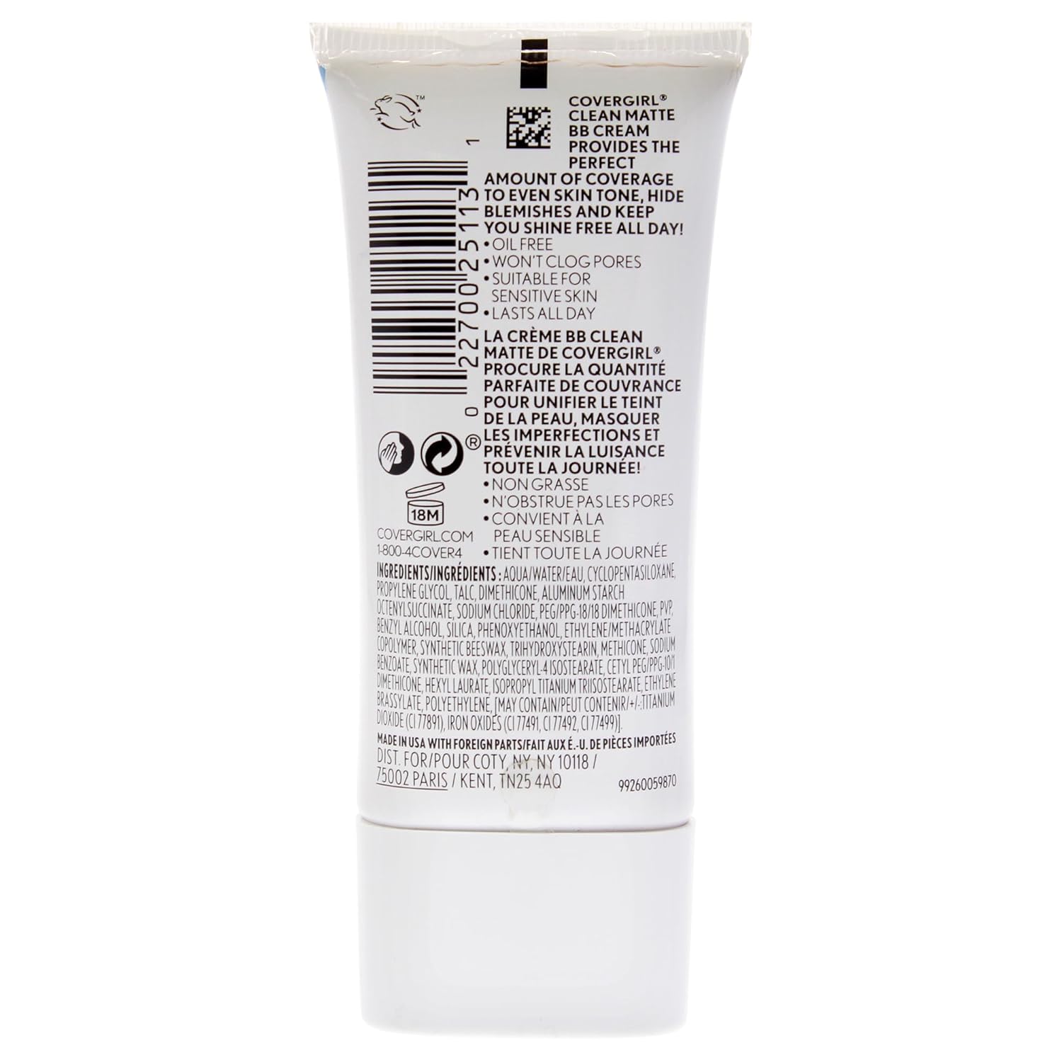 non-comedogenic and safe for sensitive skin