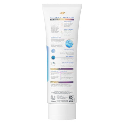 non-greasy, fast-absorbing, lightweight cream-serum texture with sheer application