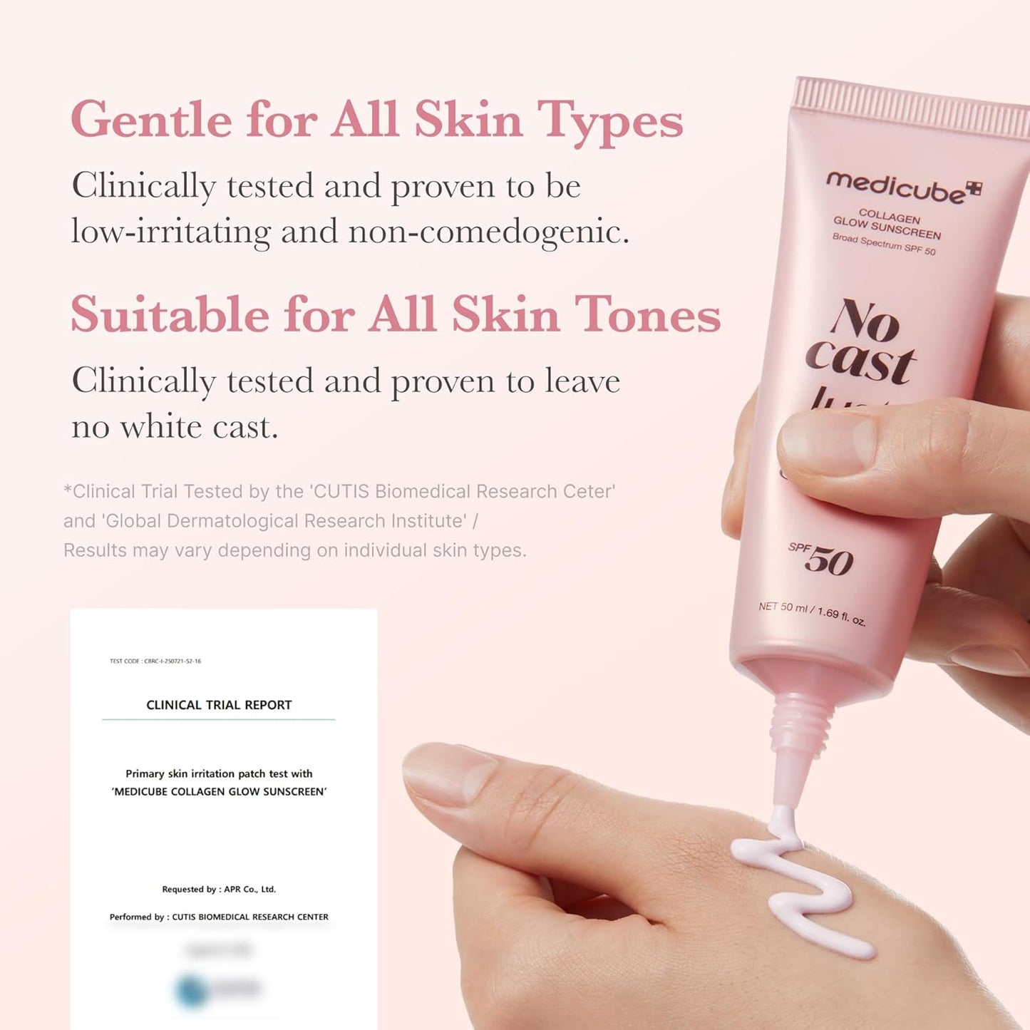 non-greasy, non-comedogenic, unscented texture that doubles as a makeup primer