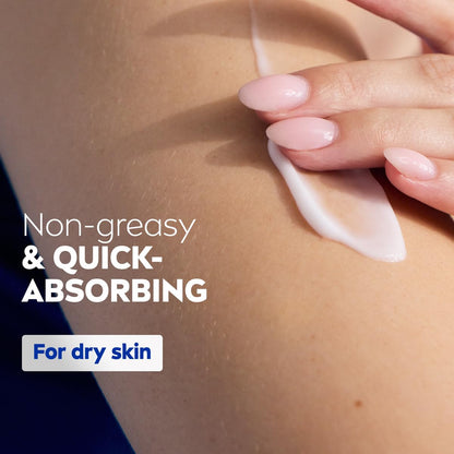non-greasy, quick-absorbing lotion texture