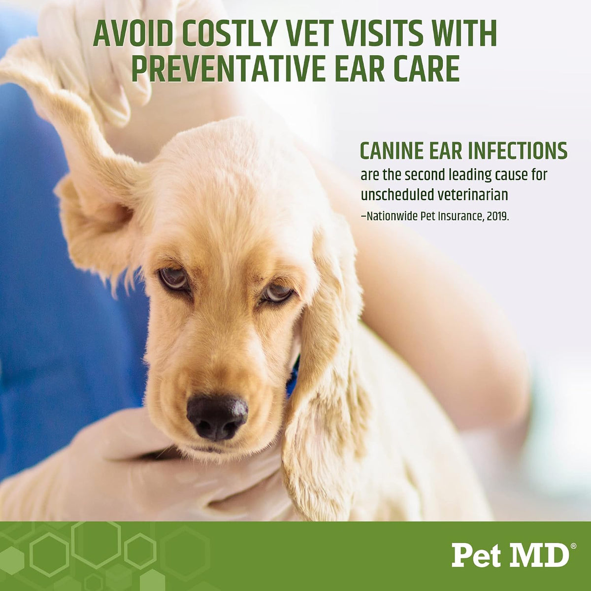 non-irritating otic cleanser formula safe for daily use on dogs over 12 weeks
