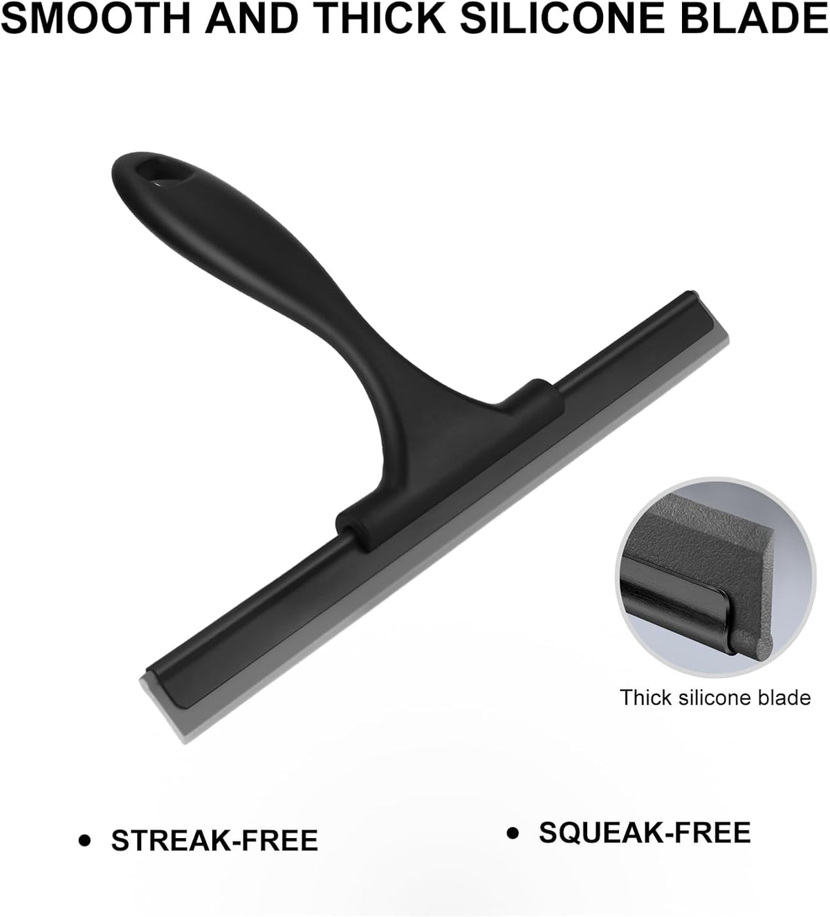 non-slip plastic ergonomic handle for lighter, more comfortable grip