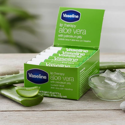 non-sticky, non-greasy formula that spreads easily on damaged lips