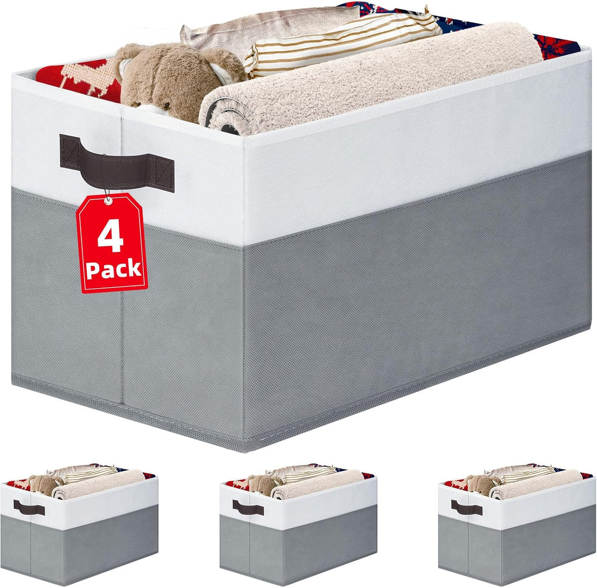 non-woven fabric exterior with stiff plastic board inserts on all sides and bottom for structure