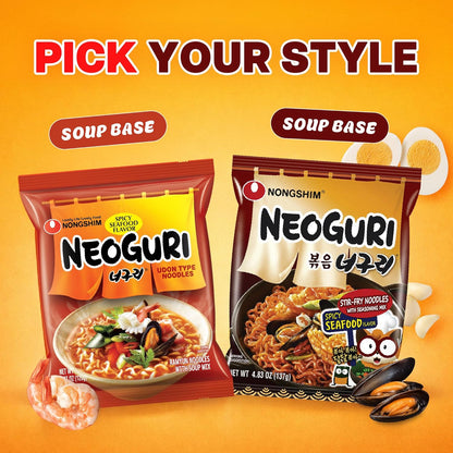 Nongshim Neoguri Spicy Seafood Noodles – Clean Microwave-Ready Cup for Intentional Lunch Routines