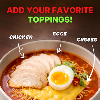 Nongshim Ramen Noodles, Quick Office Desk Lunch Instant Ramen Bowl, Premium Microwavable Korean Noodle Soup