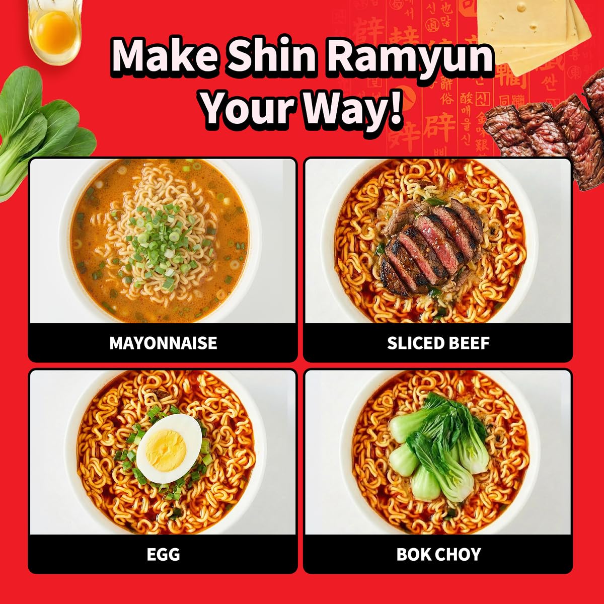 Nongshim Shin Ramyun Bowl – Ready-to-Heat Asian Pantry Gift for Spicy Food Lovers