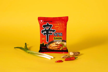 Nongshim Shin Ramyun Korean Ramen Noodles – Unique Valentine's Day Gift for Spicy Food Lovers