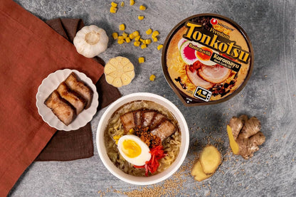 Nongshim Tonkotsu Ramen Kuromayu Noodle Big Bowl, 3.56 Ounce (Pack Of 6) – Clutter-Free Pantry Staple for Intentional Kitchens