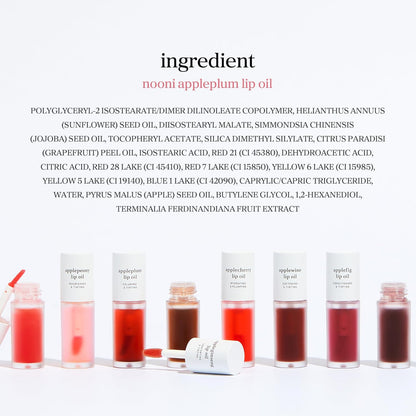 NOONI Appleplum Lip Oil – High-End Hydrating Tint for Discerning Skincare Collectors