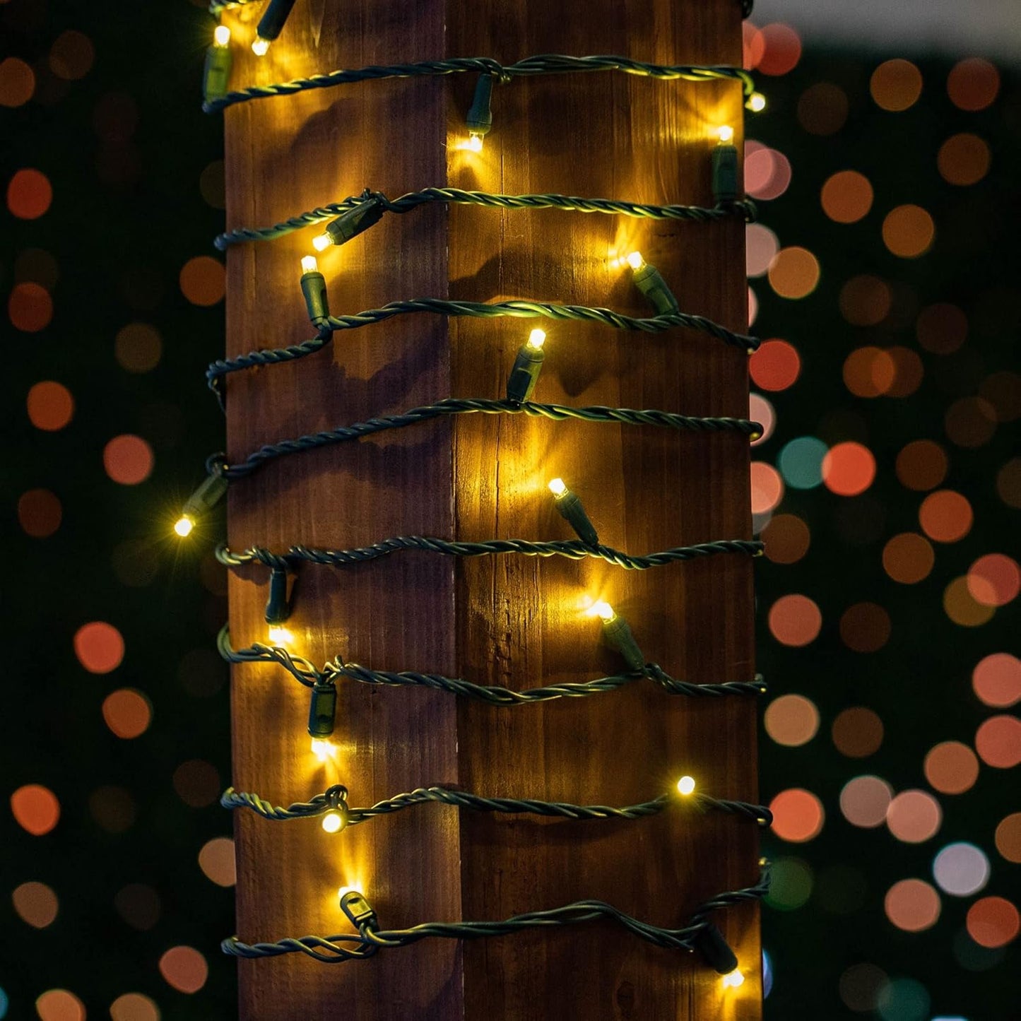 Novelty Lights 8.5ft Weather-Resistant LED Craft String – Portable Warm White Light for Patio Tables and Camping